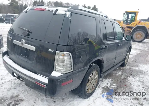 2009 Mercury Mountaineer Premier z USA, uszkodzony, nr VIN 4M2EU48E29UJ00263